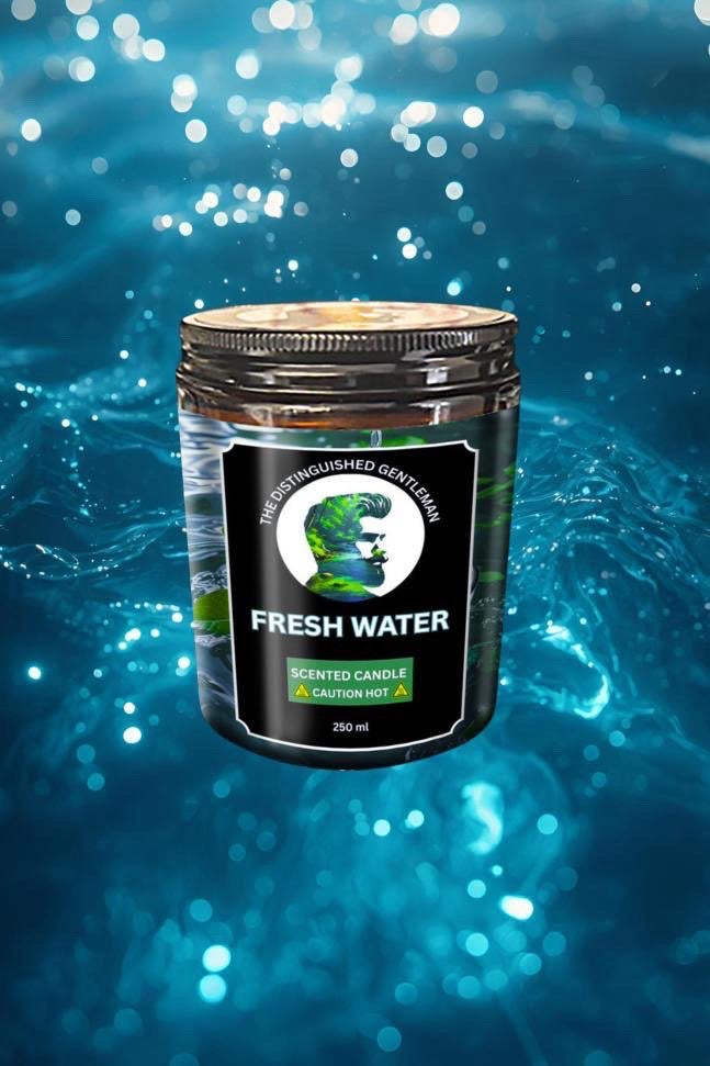 COLOGNE SCENTED CANDLE - FRESH WATER