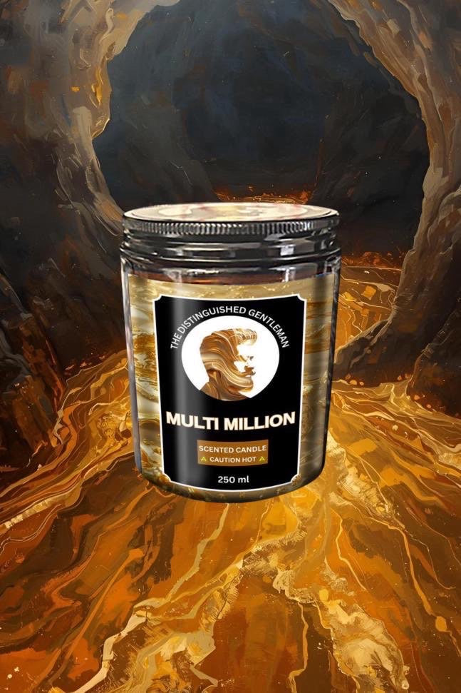 COLOGNE SCENTED CANDLE - MULTI MILLION