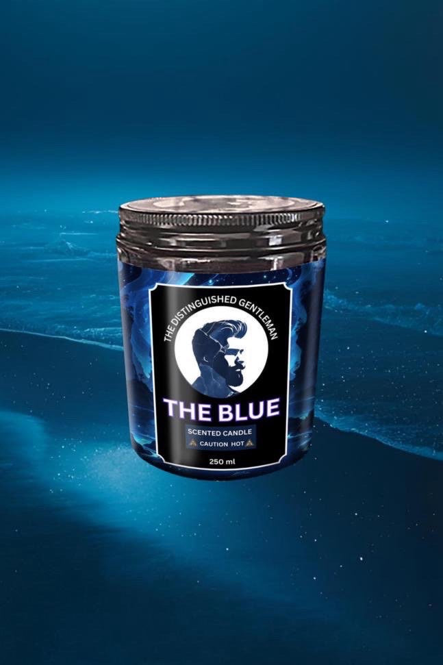COLOGNE SCENTED CANDLE - THE BLUE